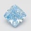 3.08 Ct. Fancy Vivid Blue Cushion Lab Grown Diamond