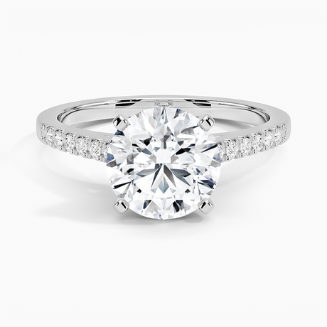 Platinum Sonora Diamond Ring