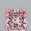 1.86 Ct. Fancy Intense Pink Princess Lab Grown Diamond