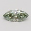 0.53 Ct. Fancy Intense Green Marquise Lab Grown Diamond