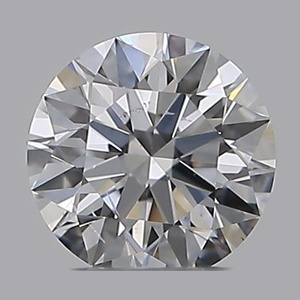 Round diamond — real photo