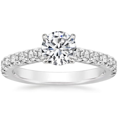 14K White Gold Sienna Diamond Bridal Set (7/8 ct. tw.)