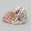 1.09 Ct. Fancy Intense Pink Pear Lab Grown Diamond