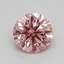 0.51 Ct. Fancy Vivid Pink Round Lab Grown Diamond
