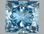 4.50 Ct. Fancy Vivid Blue Princess Lab Grown Diamond