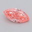 0.28 Ct. Fancy Vivid  Pink Marquise Lab Grown Diamond
