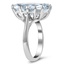 The Delacourt Ring, smalltop view on a hand
