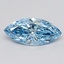 2.04 Ct. Fancy Vivid  Blue Marquise Lab Grown Diamond