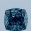 3.09 Ct. Fancy Vivid Blue Cushion Lab Grown Diamond