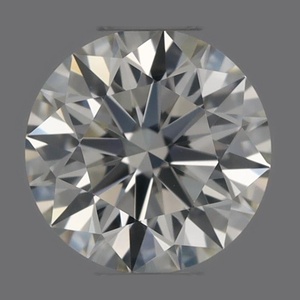 Round diamond — real photo