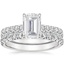 18KW Moissanite Sienna Diamond Bridal Set (7/8 ct. tw.), smalltop view