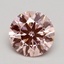 1.41 Ct. Fancy Light Pink Round Lab Grown Diamond