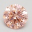 2.10 Ct. Fancy Intense Pink Round Lab Grown Diamond