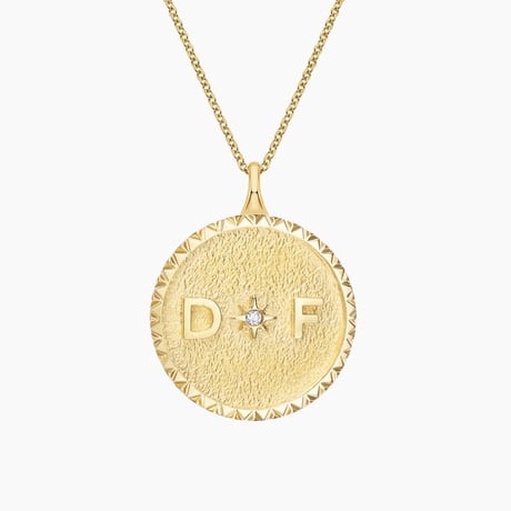 Initial 18 in. Diamond Medallion - Brilliant Earth