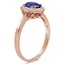 The Eztli Ring, smalltop view on a hand