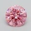 1.00 Ct. Fancy Vivid Pink Round Lab Grown Diamond