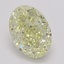 2.03 Ct. Fancy Light Yellow Oval Diamond