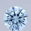 2.00 Ct. Fancy Vivid Blue Round Lab Grown Diamond
