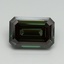 5.10 Ct. Fancy Deep Green Emerald Lab Grown Diamond