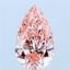 10.15 Ct. Fancy Pink Pear Lab Grown Diamond