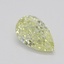 0.51 Ct. Fancy Light Yellow Pear Diamond