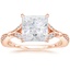 14K Rose Gold Zinnia Diamond Ring (1/3 ct. tw.), smalltop view