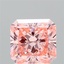 2.11 Ct. Fancy Vivid Pink Radiant Lab Grown Diamond