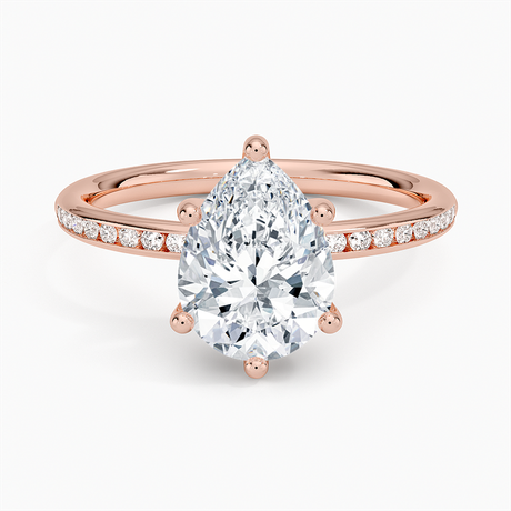 14K Rose Gold Tabitha Channel Set Diamond Ring