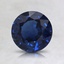 6.5mm Unheated Blue Round Sapphire