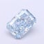 1.51 Ct. Fancy Vivid Blue Radiant Lab Grown Diamond