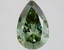 2.03 Ct. Fancy Vivid Green Pear Lab Grown Diamond