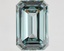 14.82 Ct. Fancy Vivid Bluish Green Emerald Lab Grown Diamond