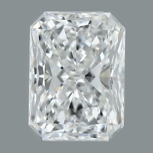 Radiant diamond — real photo