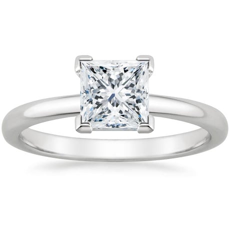 18K White Gold 2mm Comfort Fit Bridal Set