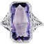 Art Deco Amethyst Vintage Ring