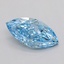 0.70 Ct. Fancy Vivid  Blue Marquise Lab Grown Diamond