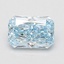 1.07 Ct. Fancy Vivid Blue Radiant Lab Grown Diamond