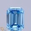 2.04 Ct. Fancy Vivid  Blue Emerald Lab Grown Diamond