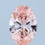 2.08 Ct. Fancy Vivid Pink Oval Lab Grown Diamond