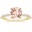 18K Yellow Gold Marseille Half Coverage Diamond Ring (1/4 ct. tw.), smalltop view
