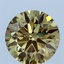1.50 Ct. Fancy Intense Greenish Yellow Round Lab Grown Diamond