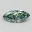 1.00 Ct. Fancy Vivid Green Marquise Lab Grown Diamond
