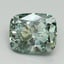 2.0 Ct. Fancy Vivid Pacific Green Cushion Lab Grown Diamond