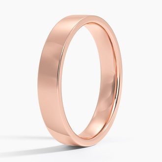 Mojave 4mm Wedding Ring in 14K Rose Gold