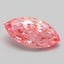 1.52 Ct. Fancy Vivid Pink Marquise Lab Grown Diamond