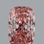 1.05 Ct. Fancy Vivid Pink Cushion Lab Grown Diamond