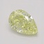 0.71 Ct. Fancy Yellow Pear Diamond