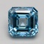 3.03 Ct. Fancy Vivid Blue Asscher Lab Grown Diamond