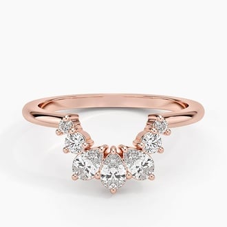 Diana Diamond Ring in 14K Rose Gold