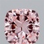 3.07 Ct. Fancy Vivid  Pink Cushion Lab Grown Diamond